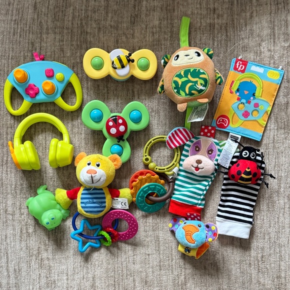 Other - Assorted Baby Toys Activity Bundle - Multicolor